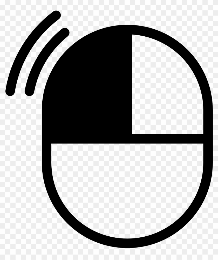 Left Click Filled1600 - Left Click Mouse Icon Clipart