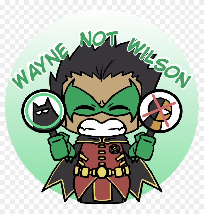“wayne Not Wilson As Much As I Like Deathstroke As - Cartoon Clipart