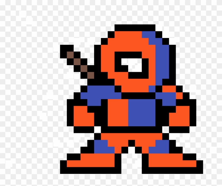 Deathstroke - Minecraft Pixel Art Venom Clipart