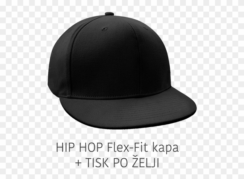Hip Hop Flex-fit Cap - Hip Hop Black Cap Png Clipart