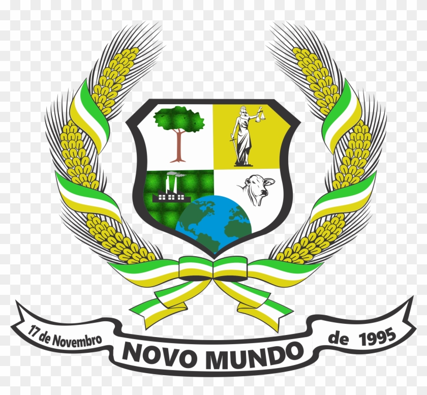 Brasão De Novo Mundo - Emblem Clipart