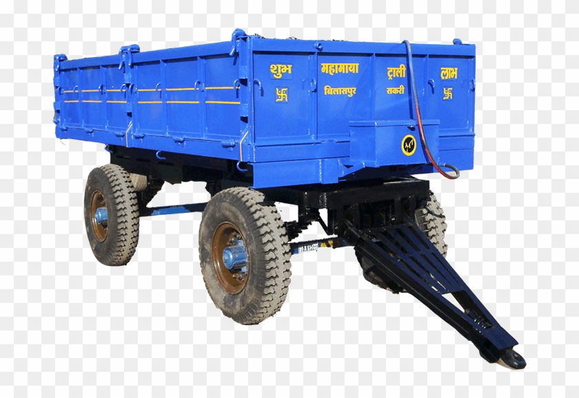 Tractor With Trolley Png - 4 Wheel Tractor Trolley Clipart