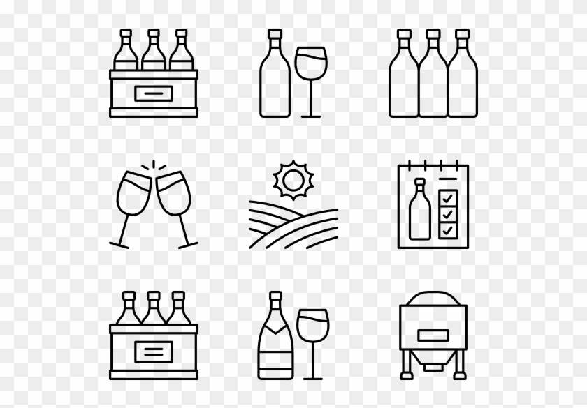 Winery - Winery Icons Clipart