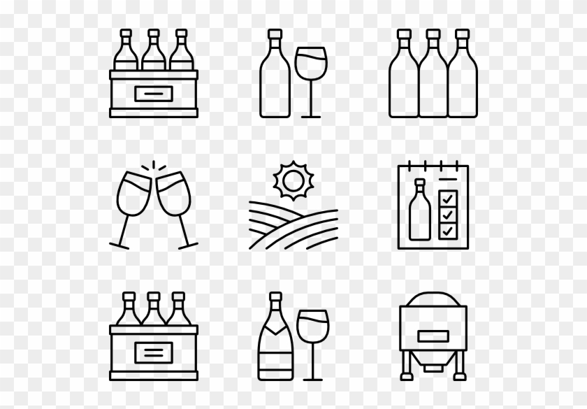Winery - Winery Icons Clipart #759044