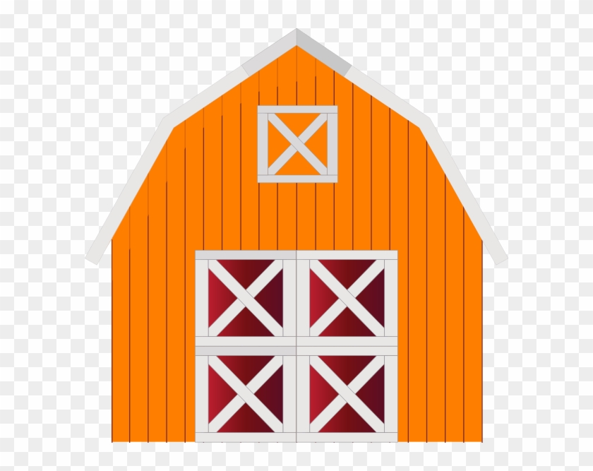 Barn Clipart Svg - Red Barn Vector - Png Download #759540