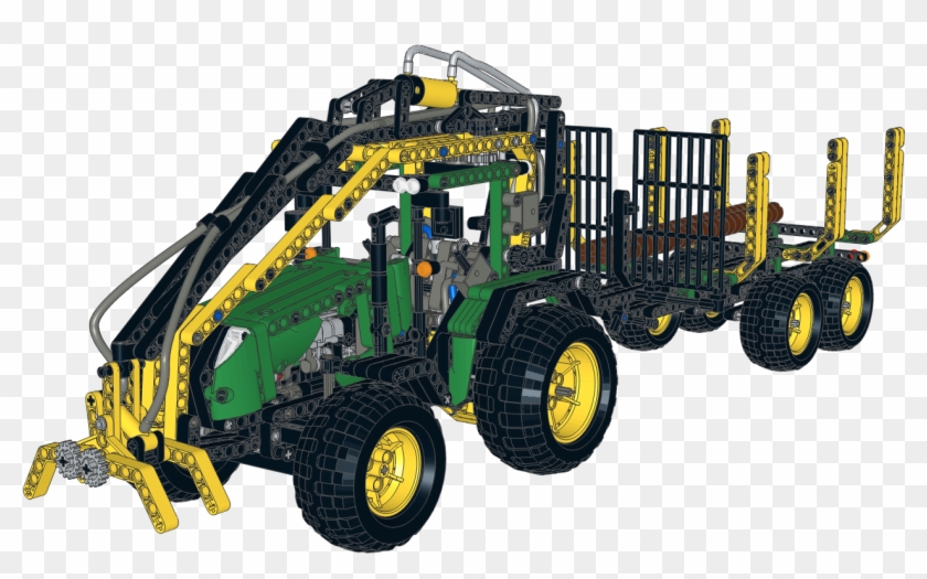 Forest Tractor - Tractor Clipart