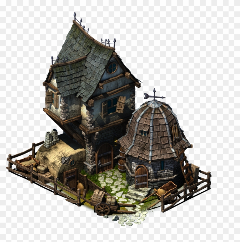 File - Barn - Stormfall Buildings Clipart