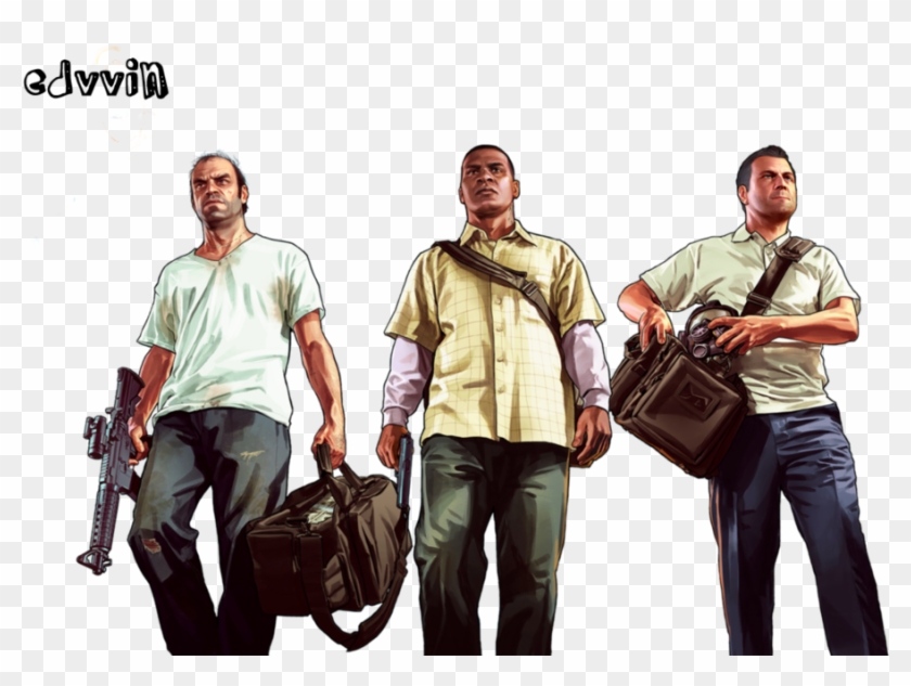 Gta V Characters Png - Gta Png Clipart