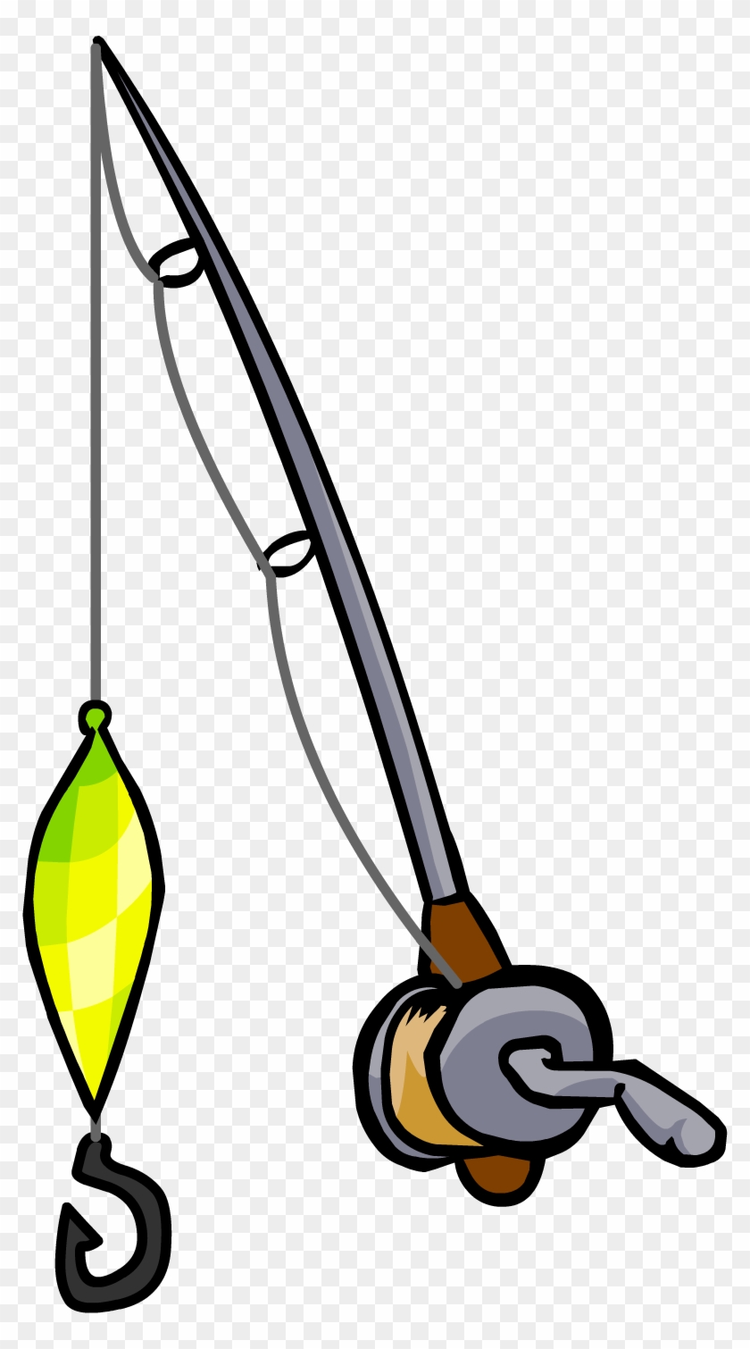 Fishing Pole Png Rode - Club Penguin Fishing Rod Clipart