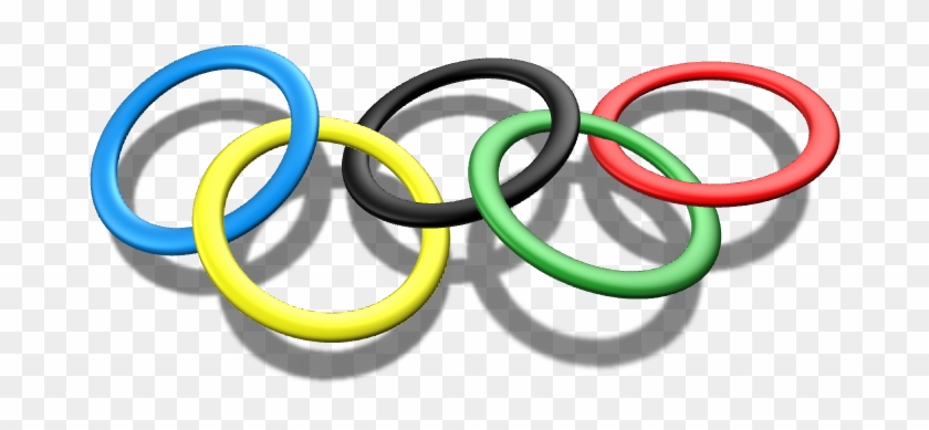 Olympic Rings - Olympic Rings 3d Clipart