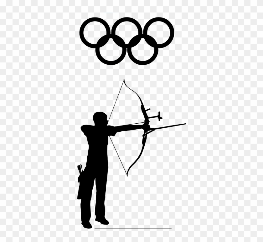 Archer, Archery, Olympic Sport, Olympics, Olympic Rings Clipart #760586