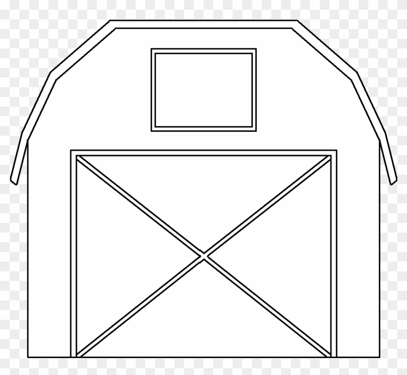 Barn Outline Cliparts Png - Barn Black And White Clip Art Transparent Png #760614