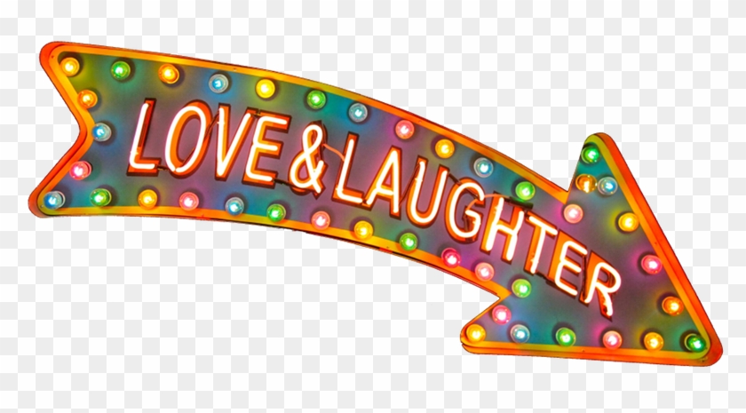 'love & Laughter↷' Neon Sign ๑෴mustbasign෴๑ - Circle Clipart #760631