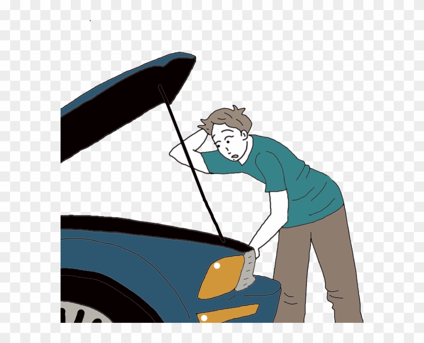 Broken Car Png Cartoon Clipart Car - Broken Car Png Cartoon Transparent Png