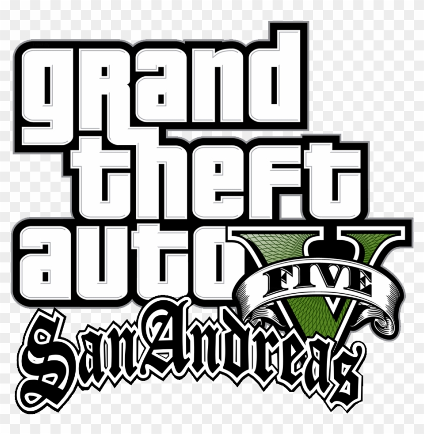 Grand Theft Auto V San Andreas L - Gta V San Andreas Logo Clipart
