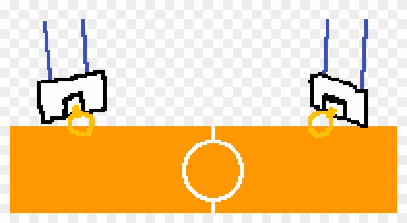 Basketball Court - Circle Clipart