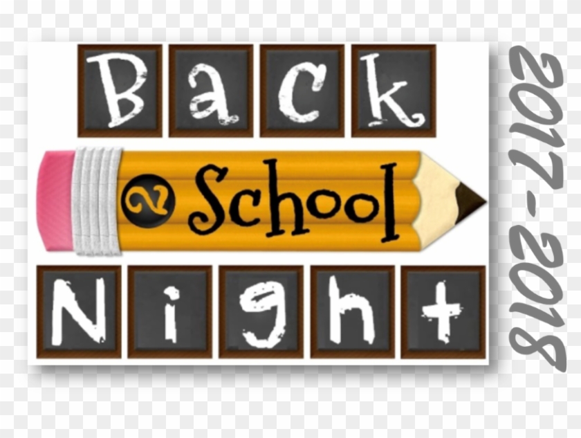 Back To School Night - Calligraphy Clipart