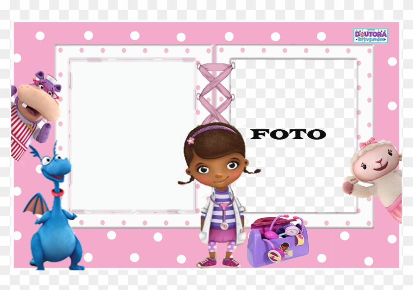 Free Printable Invitation, Cards Or Photo Frames - Tarjetas De Invitación De La Doctora Juguete Clipart