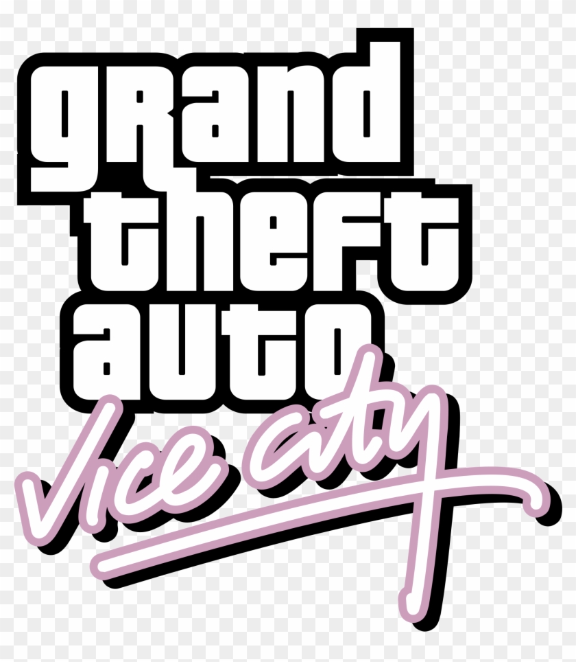 Grand Theft Auto Vice City Logo Png Transparent - Vice City Logo Vector Clipart