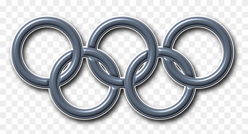 1600 X 809 Png 933kb The Olympic Rings - Шаблоны Для 3d Ручки Для Начинающих Clipart #762104