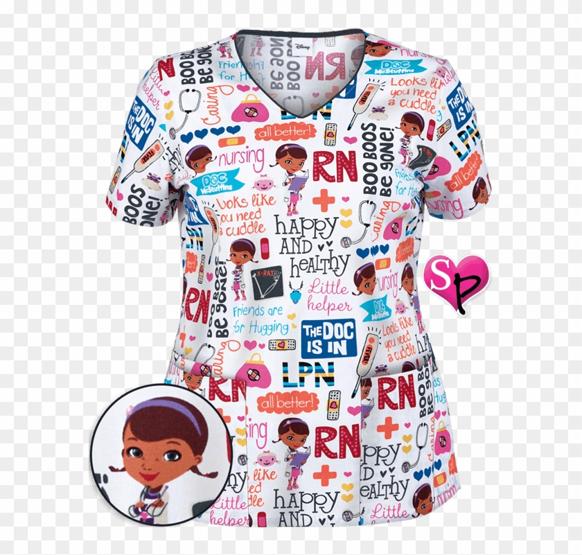 Ck680dcd - Doc Mcstuffins Nurse Scrubs Clipart