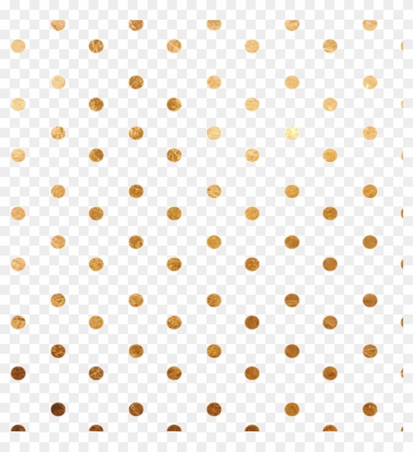 Dots Sticker - Fundo Bolinhas Douradas Png Clipart #762389
