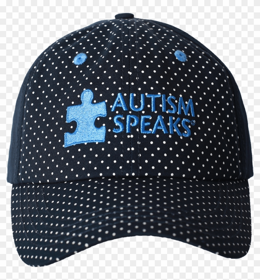 Autism Speaks Polka Dot Hat - Ulla Popken Plus Size Plus Size Functional Medium Weight Clipart