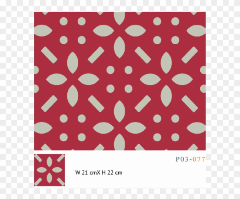 Japanese Upholstery Wallpaper And Fabric, Red Pattern - Polka Dot Clipart #763012