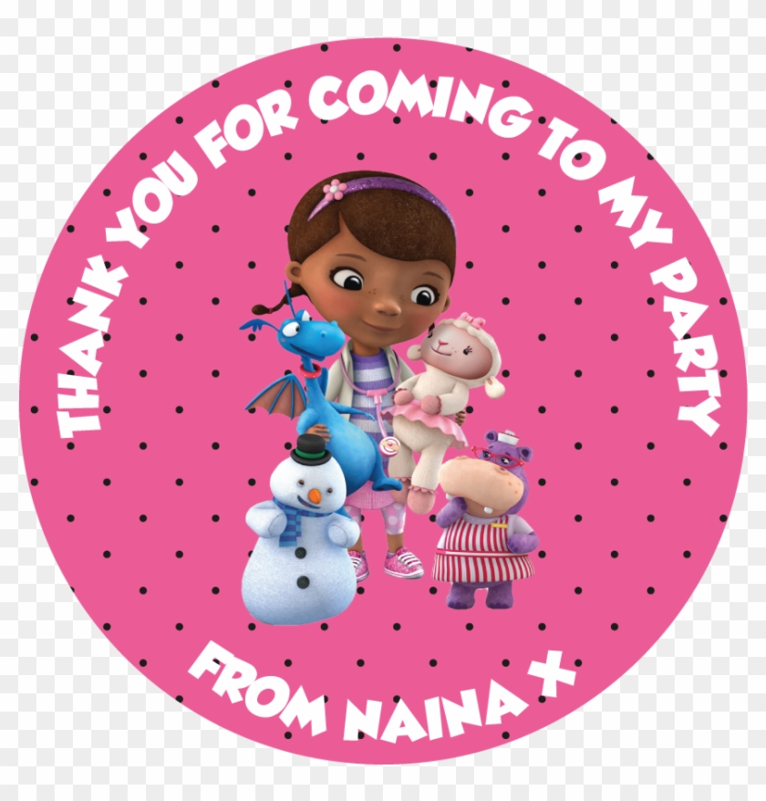 Doc Mcstuffins Sweet Cone Stickers - Doc Mcstuffins Frame Clipart