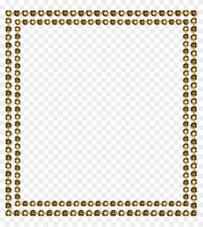 Border Png Gold By Jssanda Nothing But Ⓒ - Gold Diamond Page Border Clipart
