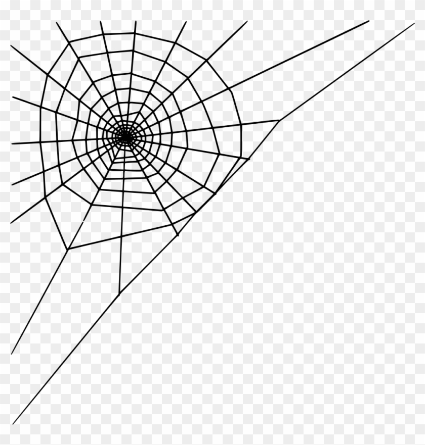 Download Png - Spider Web Corner Png Clipart