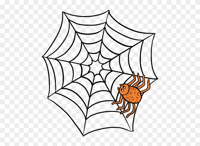 678 X 600 3 - Spider Web Drawing Clipart