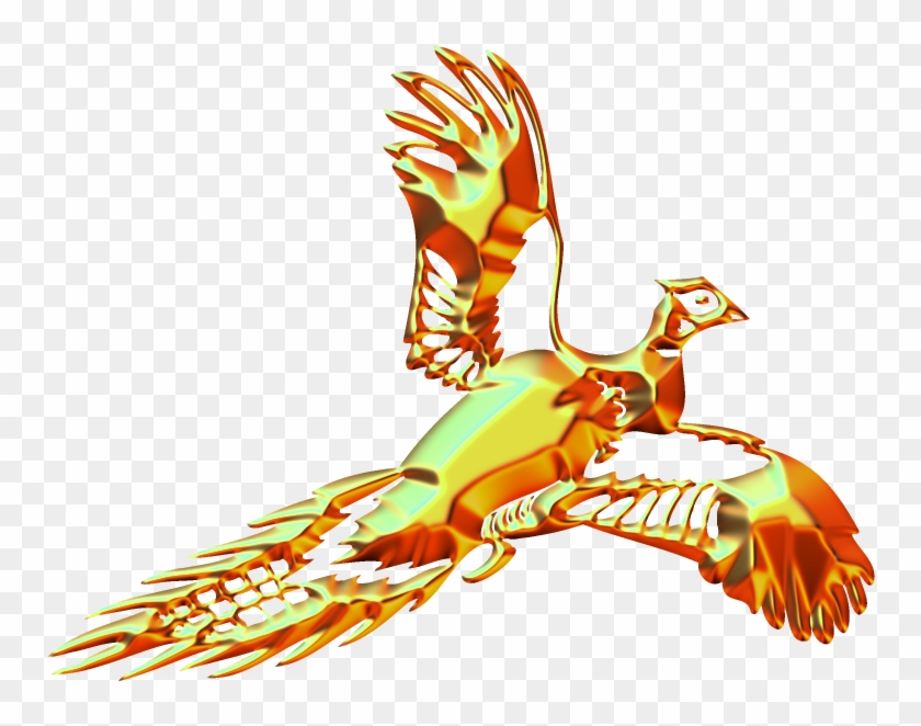 Pheasant Flying Picture Art - Illustration Clipart #763580
