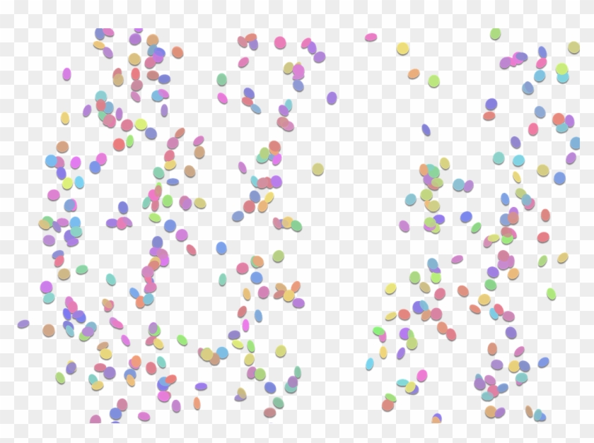 Confetti Deco Tomfoolery - Confete De Festa Png Clipart