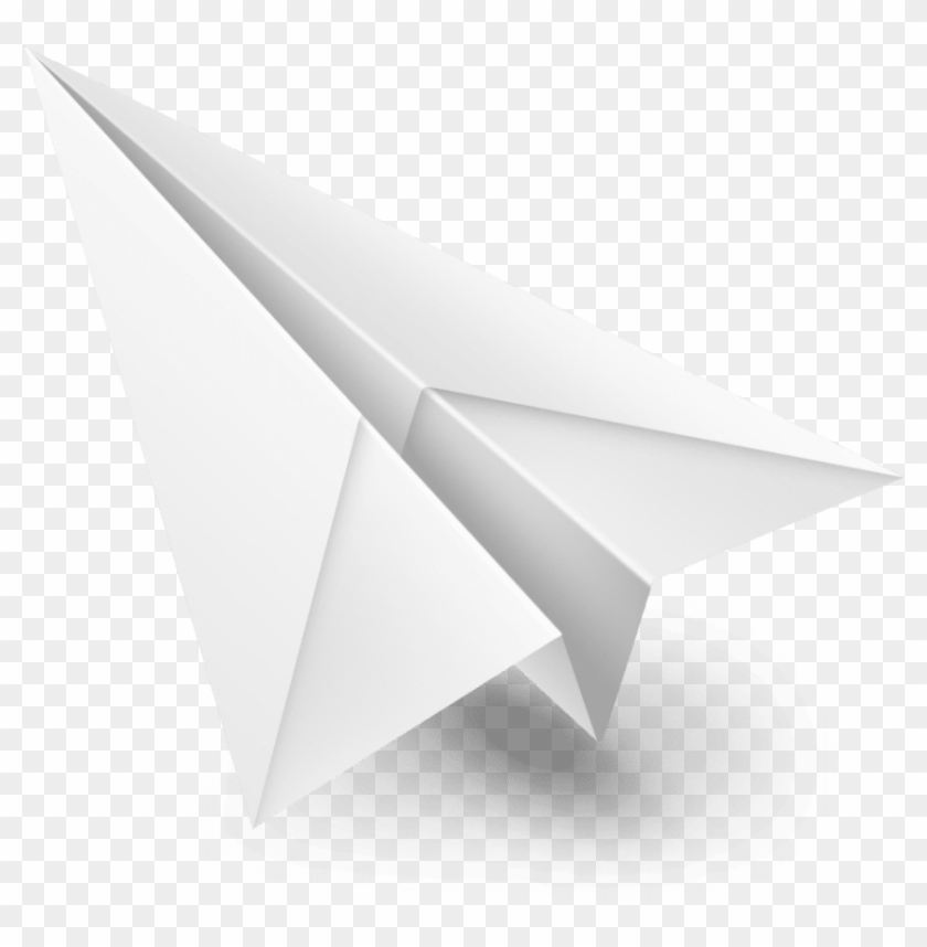 Free Png Download White Paper Plane Png Images Background - Paper Airplane Clipart #763743