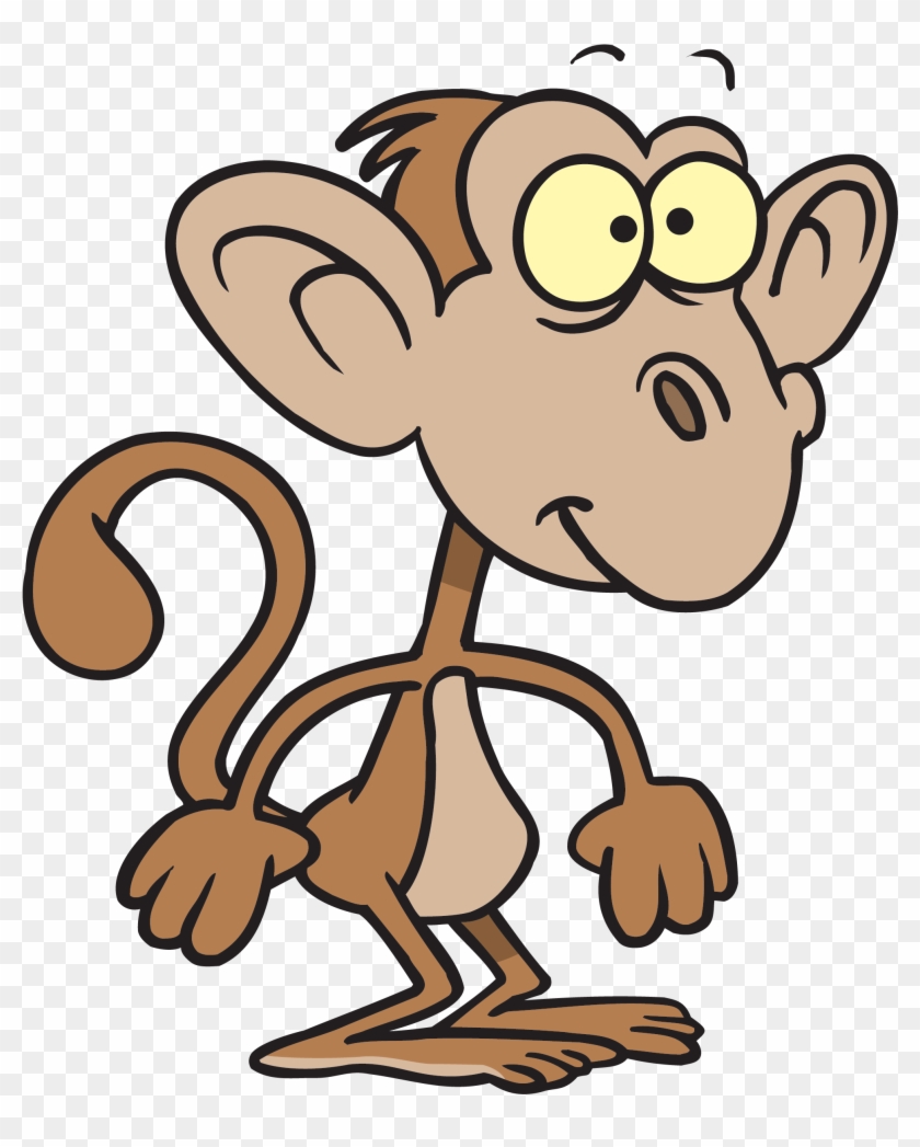 funny cartoon monkey