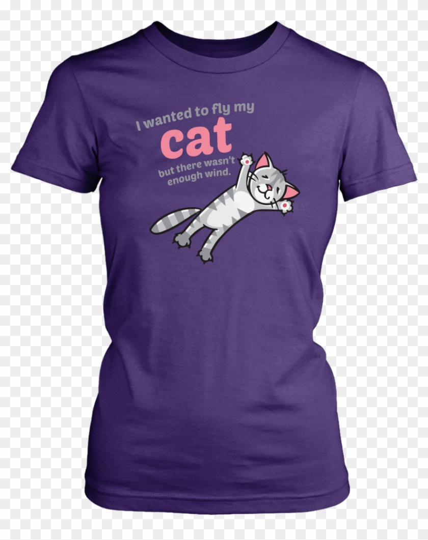 Flying Cat District T-shirt - Breast Cancer Awareness Shirt Ideas Clipart #763812