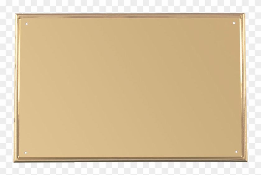 9" X 6" Turned Edge Aluminium Plate Image - Plywood Clipart