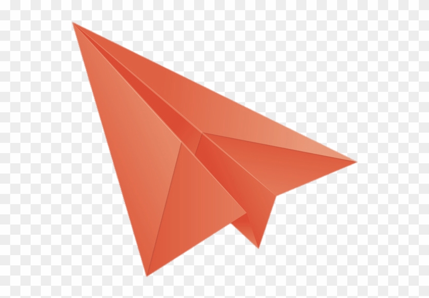Objects - Origami Paper Plane Simple Clipart #764139