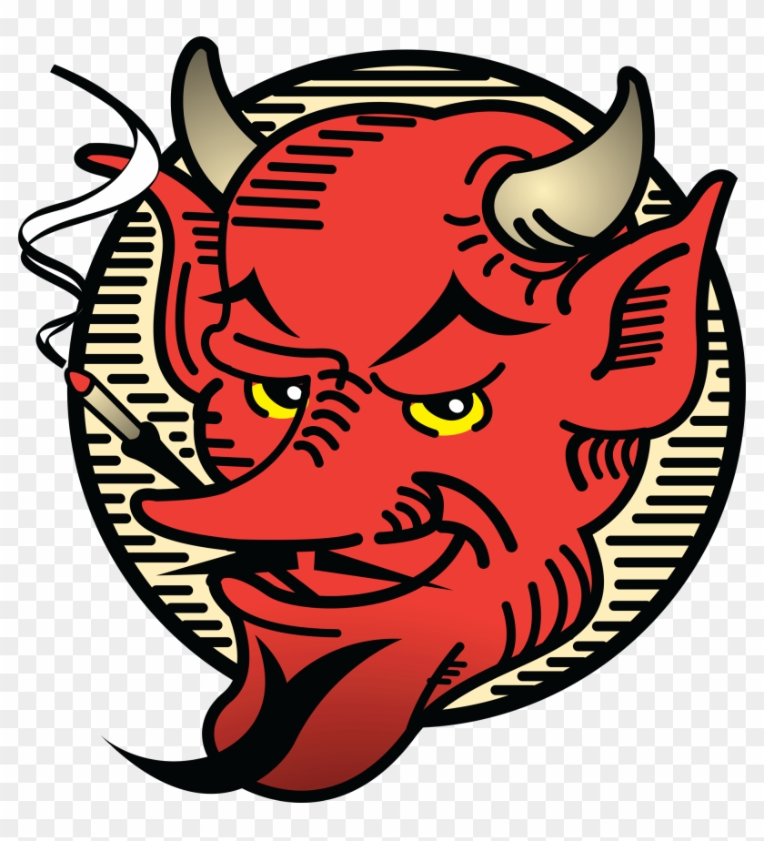 Weed Plant Tattoo Designs - Evil Devil Clipart #764226