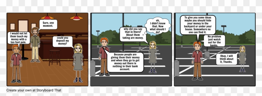 Great Depression - Cartoon Clipart