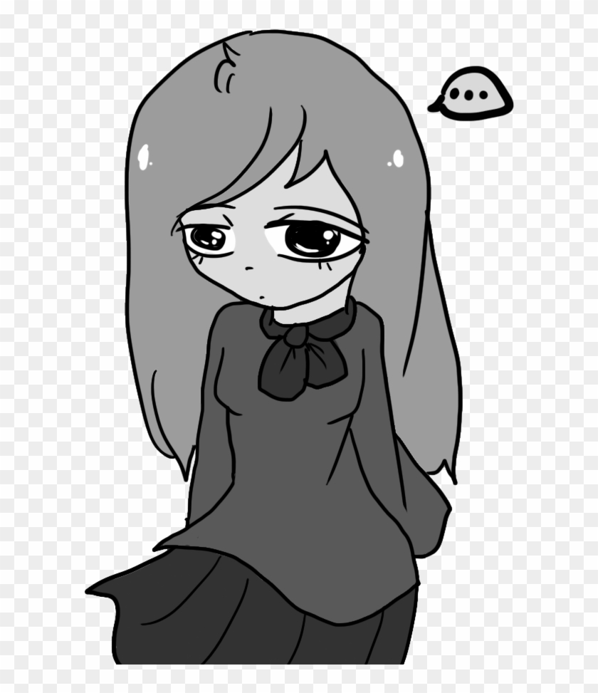 , Girl Of Depression ) - Cartoon Clipart #764313