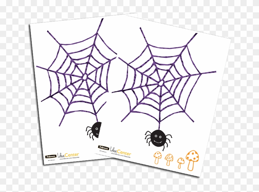 Use Your Laminator To Create These Spooky Cobweb Decorations - Spider Web Clipart #764349
