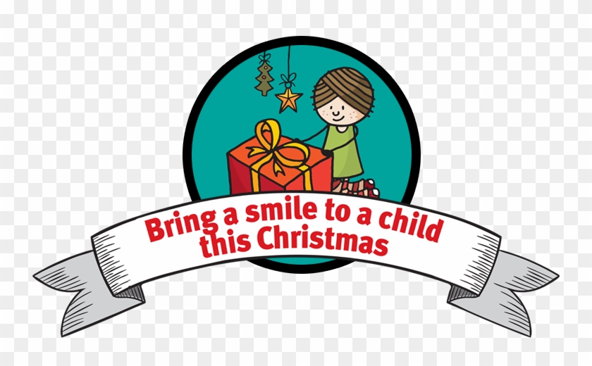 Bring A Smile To A Child This Christmas - Cartoon Clipart