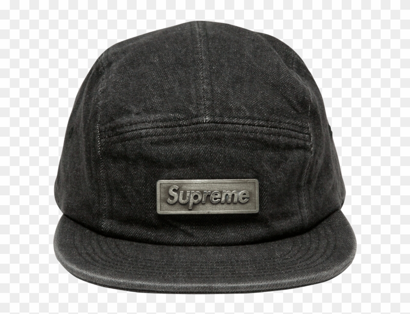 Supreme Metal Plate Camp Cap "ss 18" , Png Download Clipart #764438