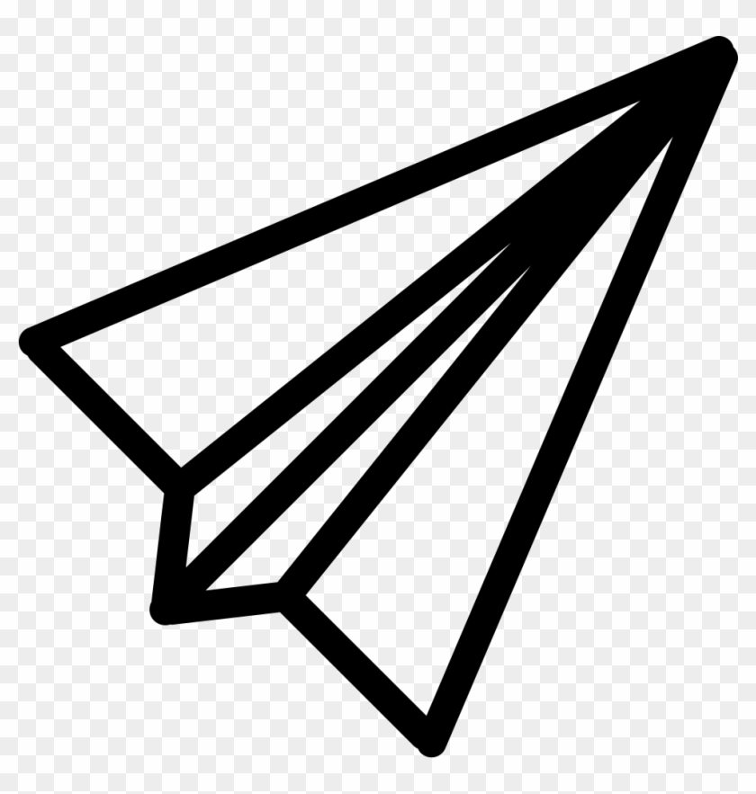 Paper Plane Top View Comments - Paper Plane From Top Clipart