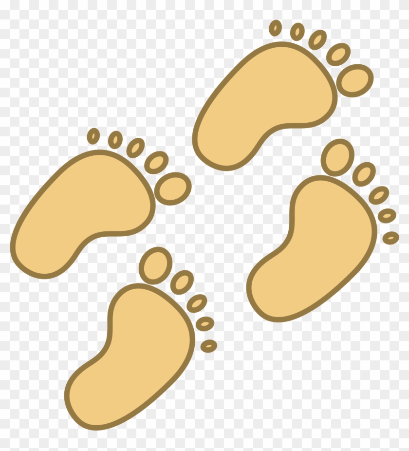 Baby Footprint Icon - Png Детские Картинки Clipart #764602