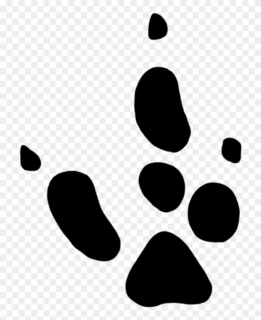 Paw Prints Red Kangaroo Animal Track Of - Tree Kangaroo Paw Print Clipart