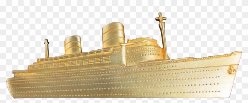 Gold Ship Png Clipart #764874