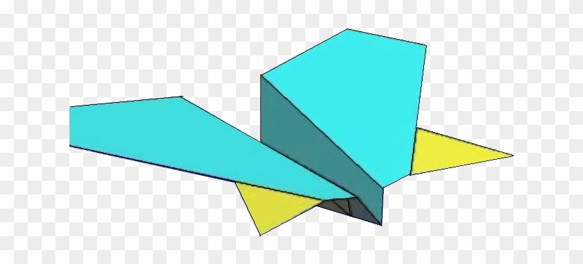 Standard Paper Airplane - Manta Ray Paper Plane Clipart #764970